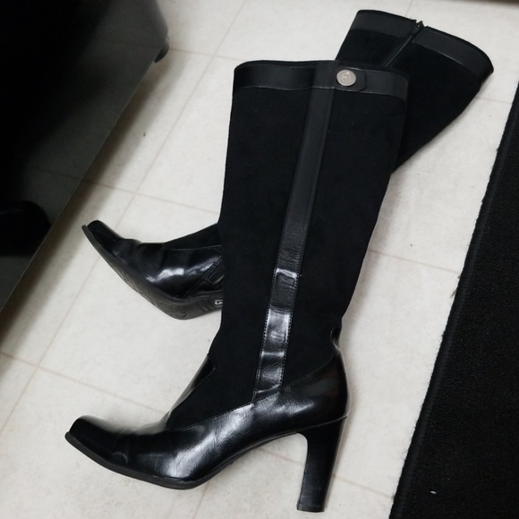 Etienne Aigner Shoes - Etienne Aigner SEXY black knee high heeled boots
